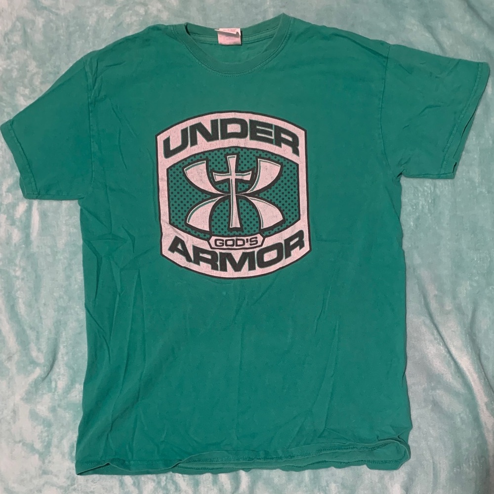 Under Armour Men's Teal Graphic Tee